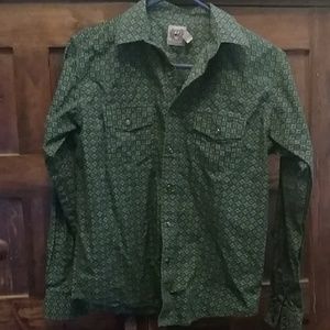 Boys Cinch western button down shirt